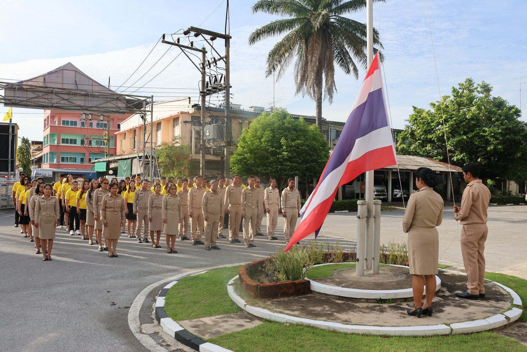 กิจกรรมเคารพธงชาติและร้องเพลงชาติไทย เนื่องในวันพระราชทานธงชาติไทย (Thai National Flag Day) 28 กันยายน ประจำปี 2568